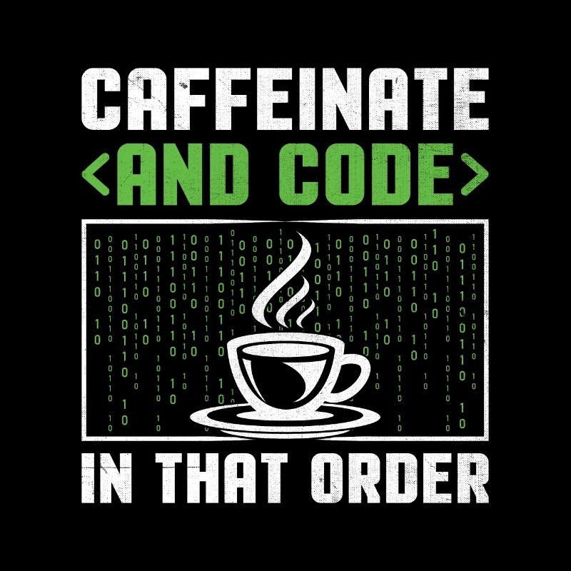 Kaffee-Codierung Programmierer Programmierer Entwickler Nerd Coff