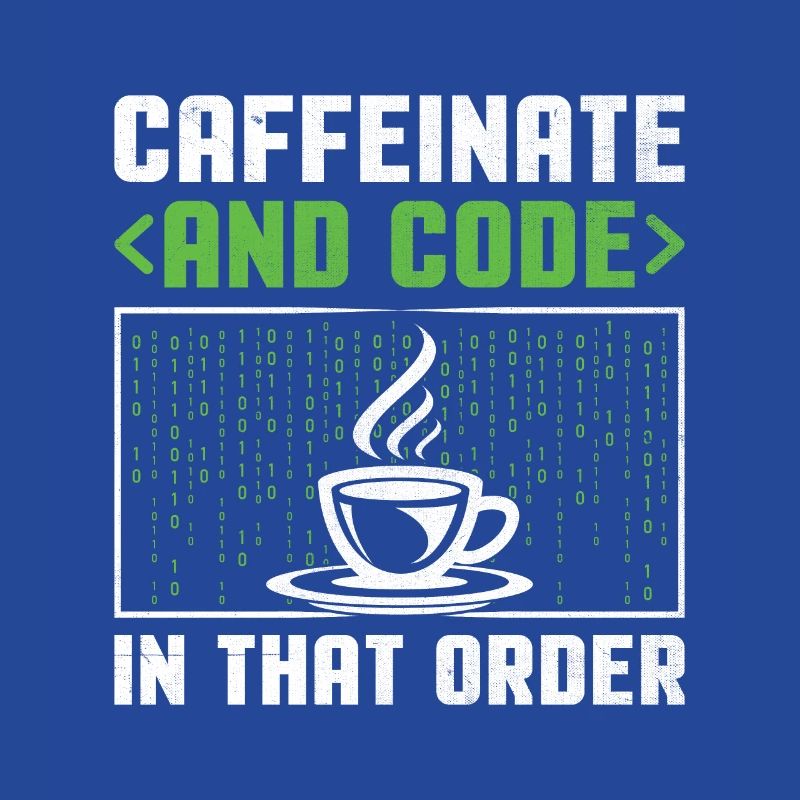 Kaffee-Codierung Programmierer Programmierer Entwickler Nerd Coff