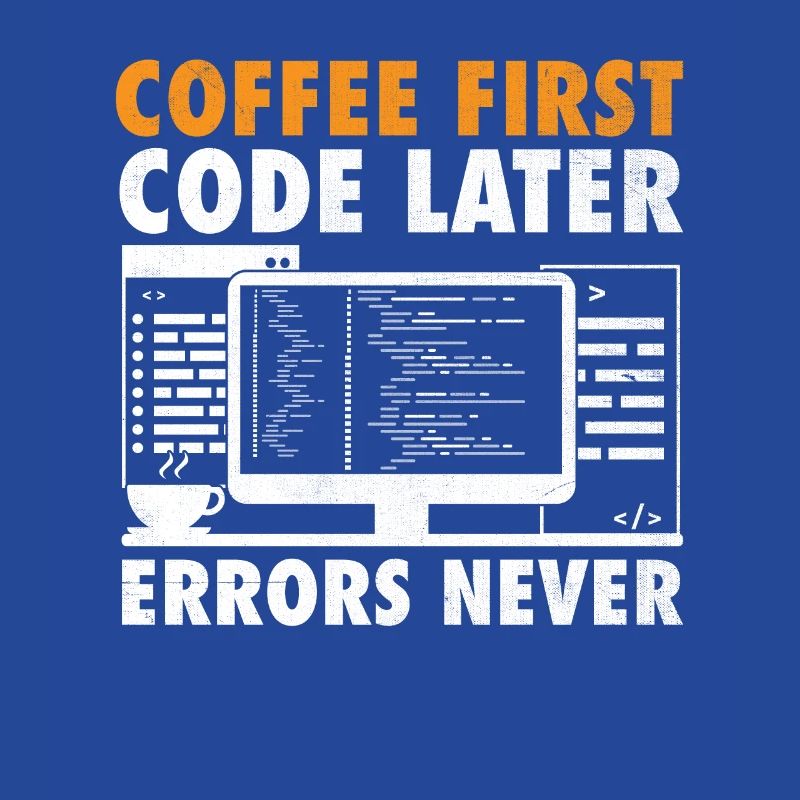 Kaffee-Codierung Programmierer Programmierer Entwickler Nerd Coff