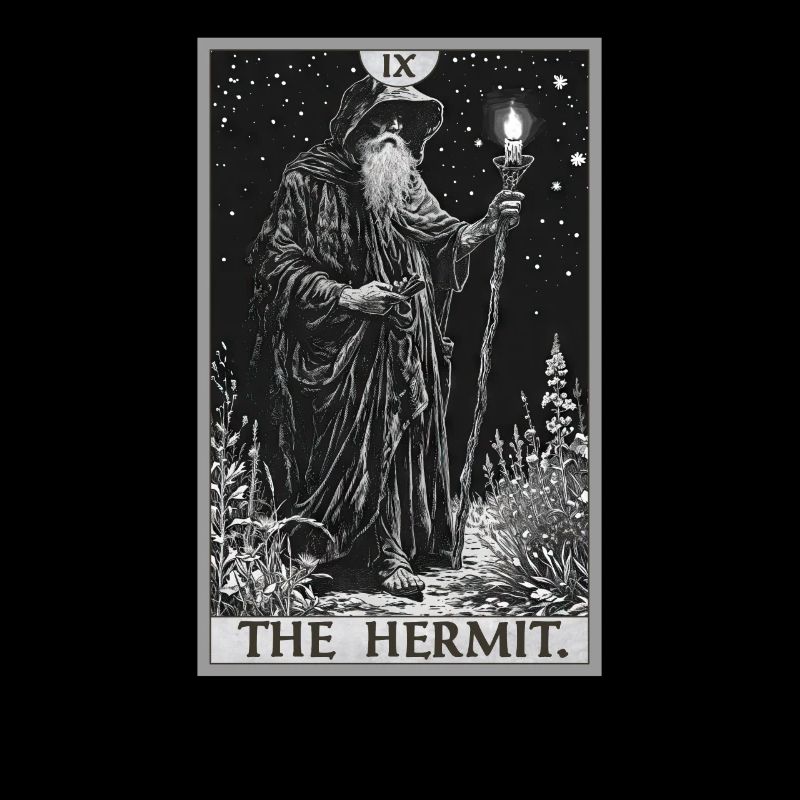 Tarotkarten Tarotkarte The Hermit Der Eremit