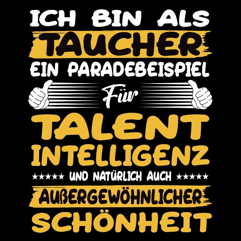 Taucher ein Paradebeispiel Tauchen