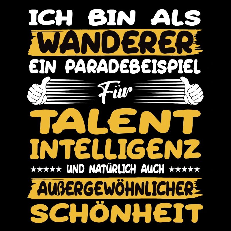 Wanderer ein Paradebeispiel Wandern