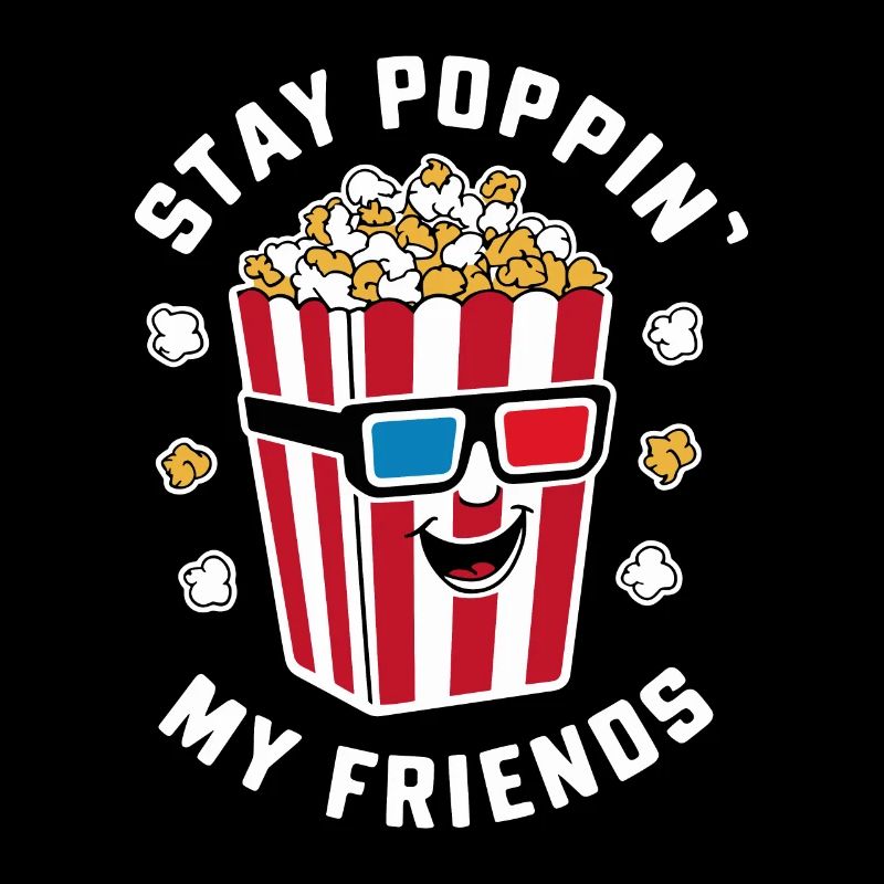 Dicton de pop-corn amusant, pop-corn en rafale