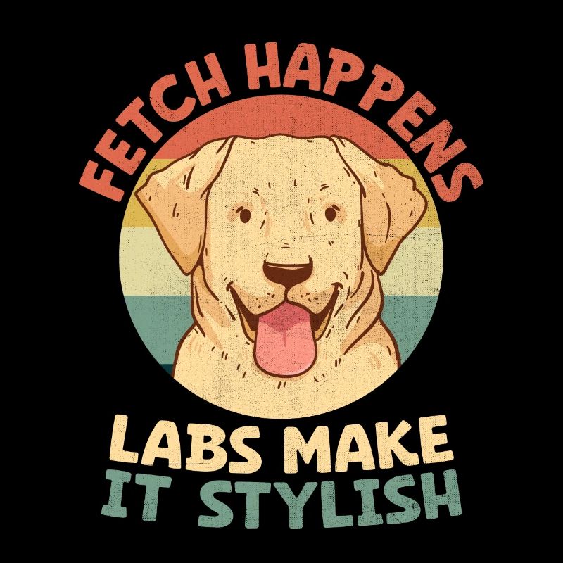 Fetch Happens Labs machen es stilvoll Labrador Retrie