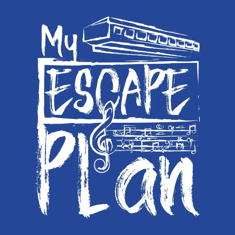 My escape plan playing harmonica