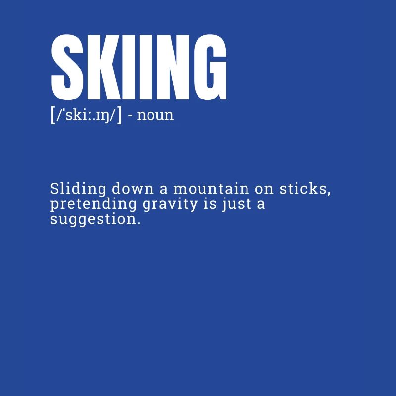 Funny Skiing Gravity Defying Comedy Skiing Meme