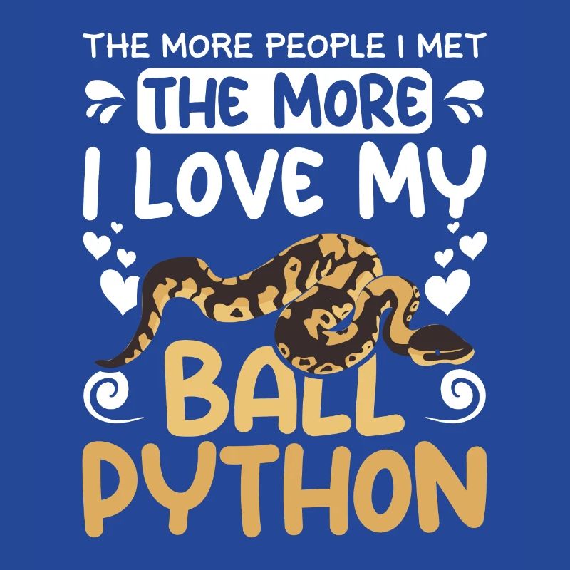 more people I met the more I love my ball python