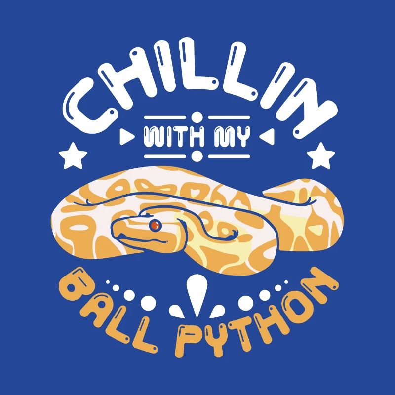 Chillin avec mon python royal