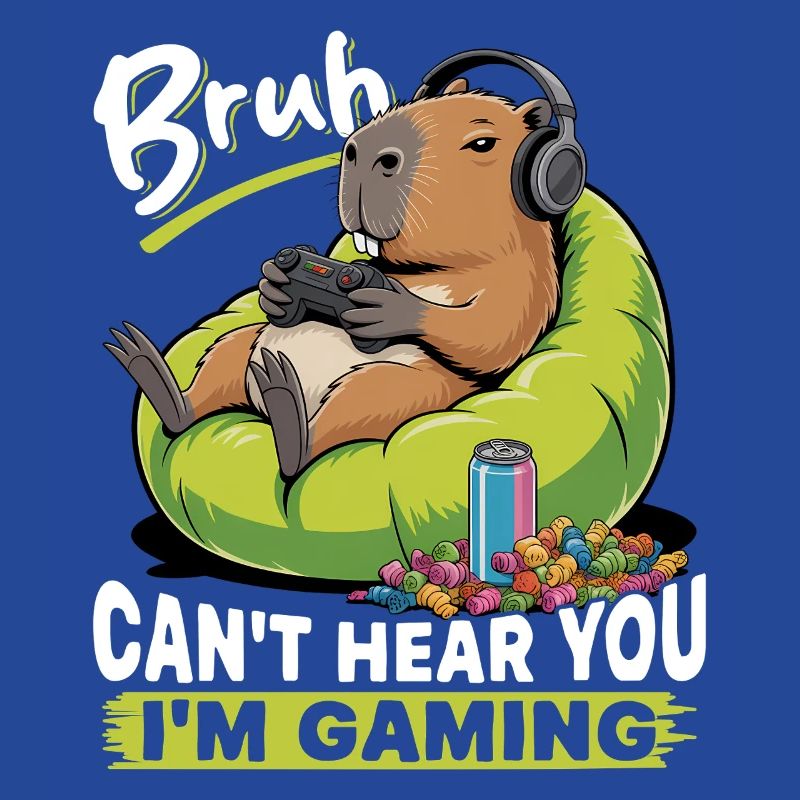 Capybara Gamer Gaming