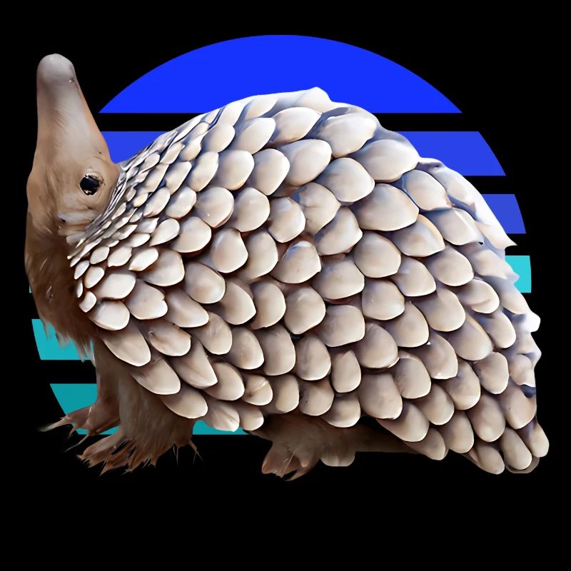 Conception de pangolin mignon