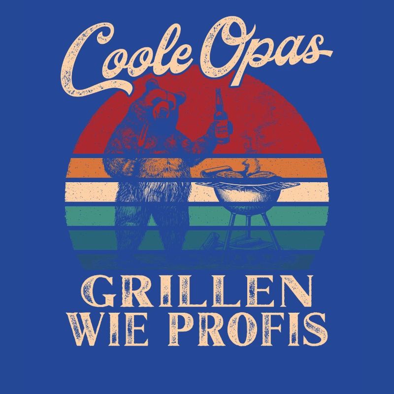 Cool Mpapas Grillades Rétro Papy