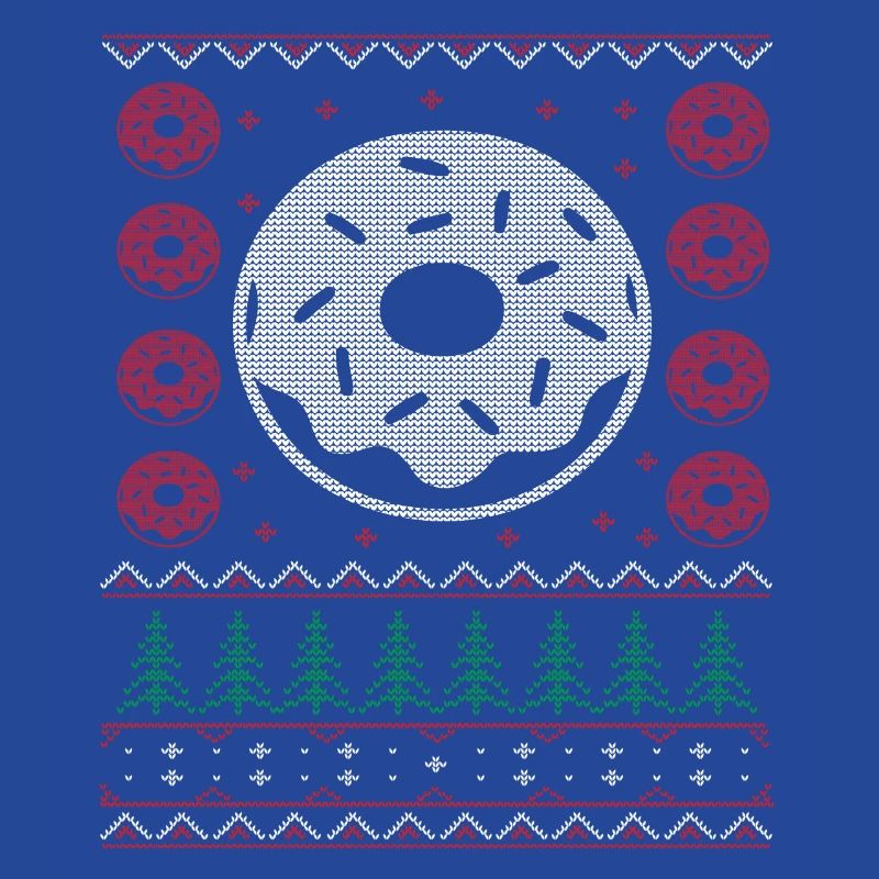 Donut laid cadeau de Noël Pull