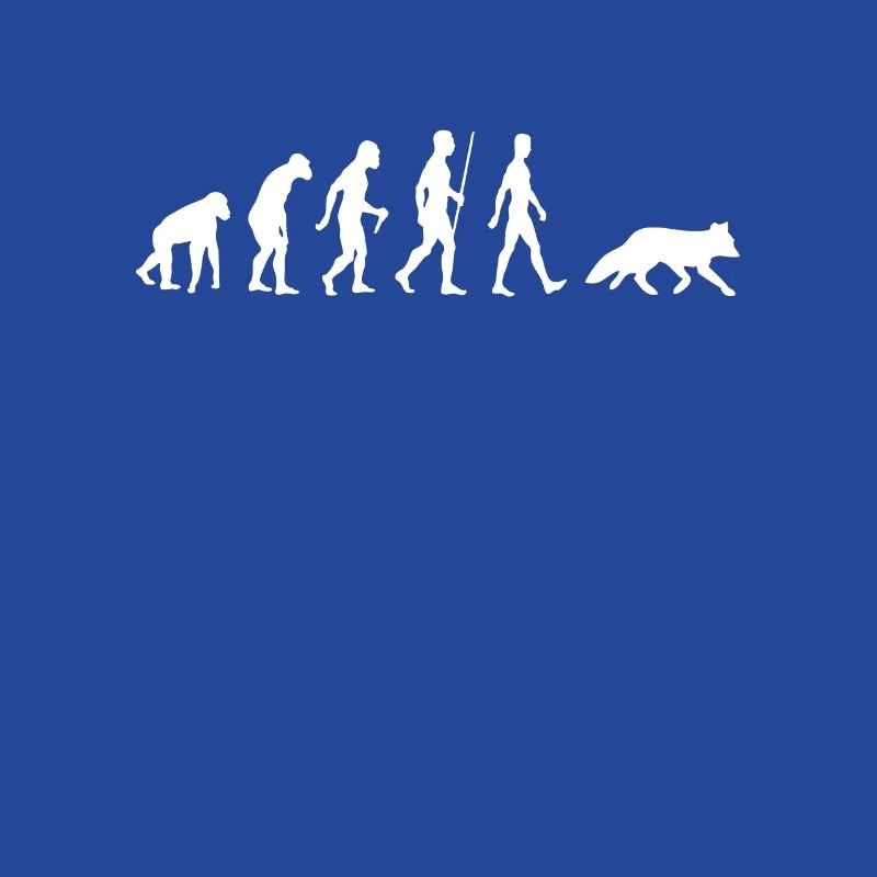 Fuchs Evolution Geschenk Tier Füchsin Rotfuchs