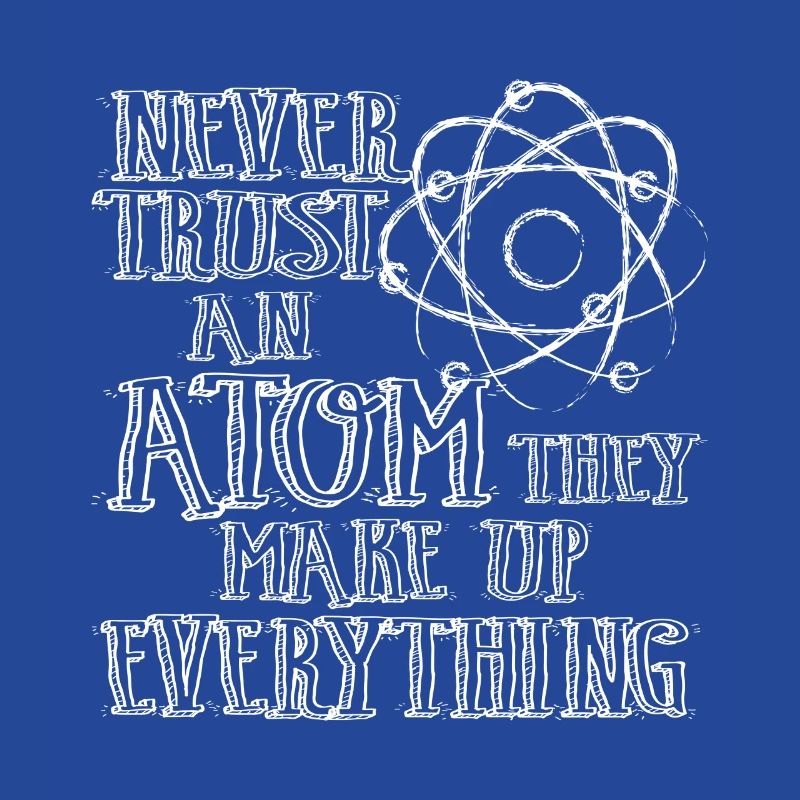 Math Physics Science Gift Atom Funny