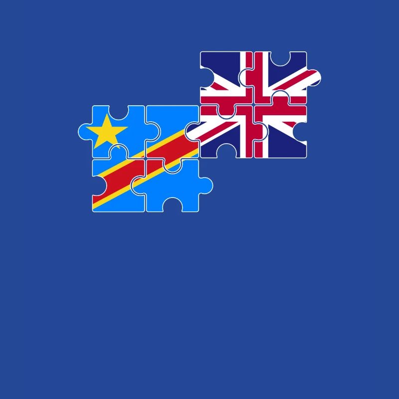 RD Congo Drapeau du Royaume-Uni Britanniques Congolais