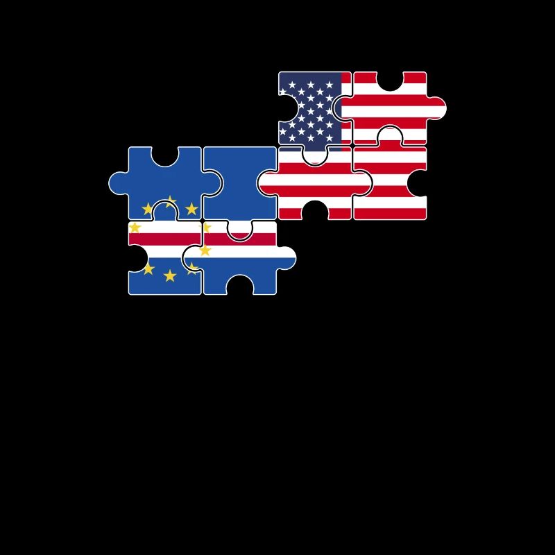 Cap-Vert USA Drapeau américain Cap-Vert