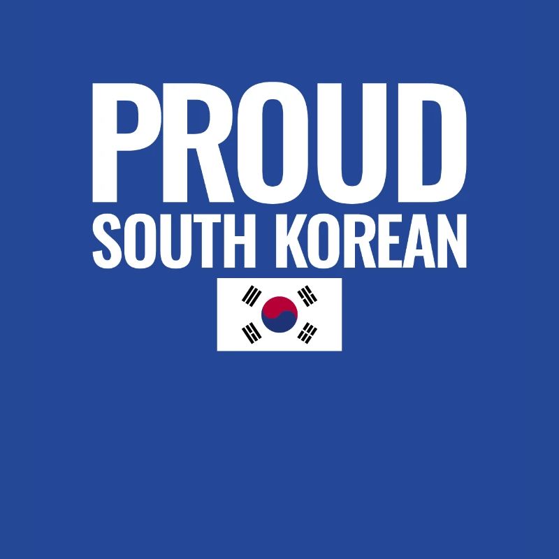 Fier drapeau sud-coréen de la Corée du Sud coréen