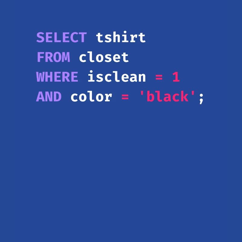 Programmer Database Science Software Coder Funny