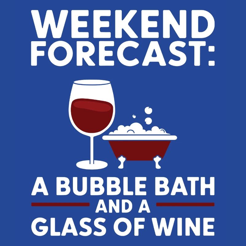 Wochenendvorhersage: Ein Schaumbad und ein Glas Wein