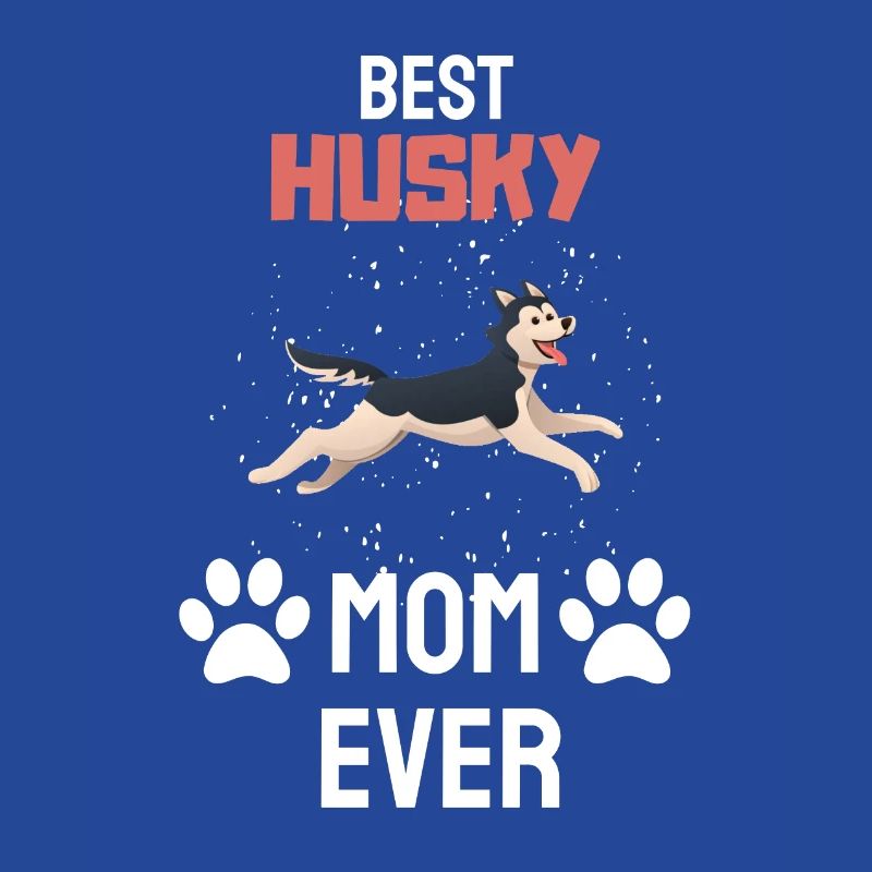 Sibirischer Hund Mama Muttertag Geschenk Husky