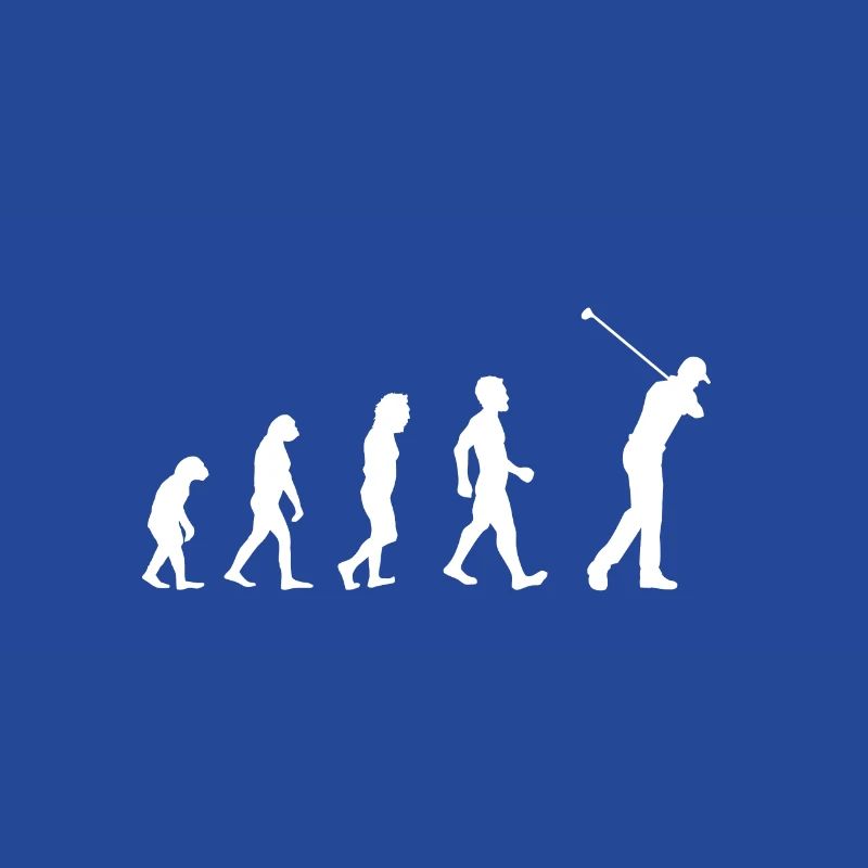 Evolution Golf - Golfer - Geschenk - Golflehrer