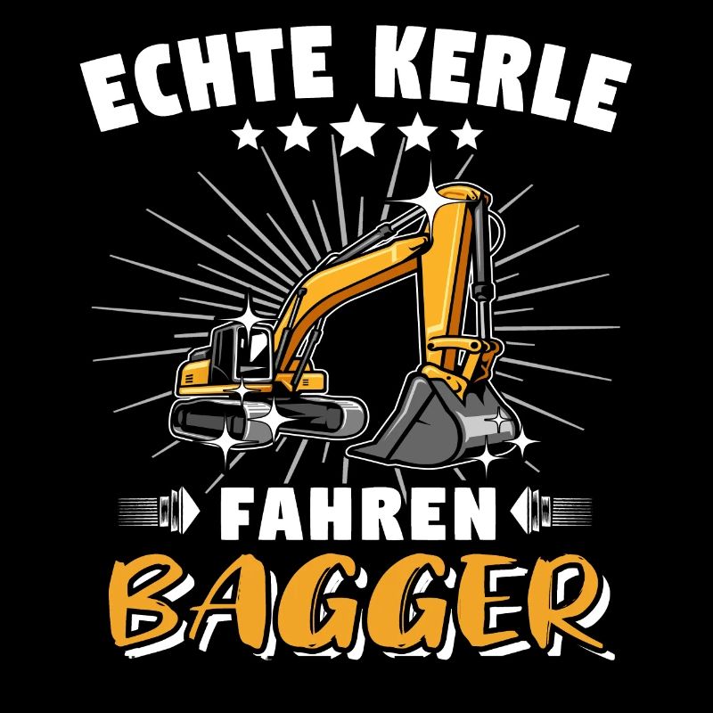 Bagger Baggerfahrer Baggern