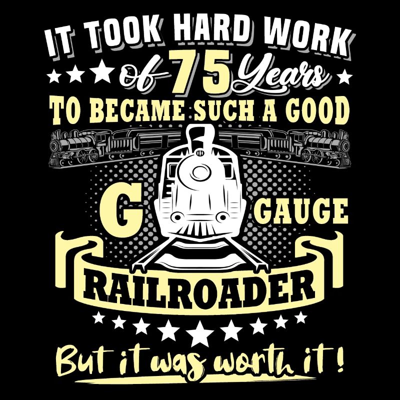 Gartenbahn 75. Geburtstag Garten Eisenbahn Spur G