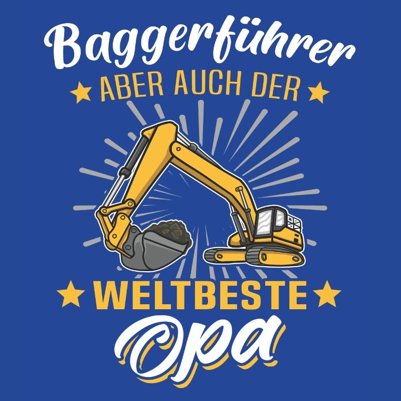 Baggerfahrer Opa Baggerführer