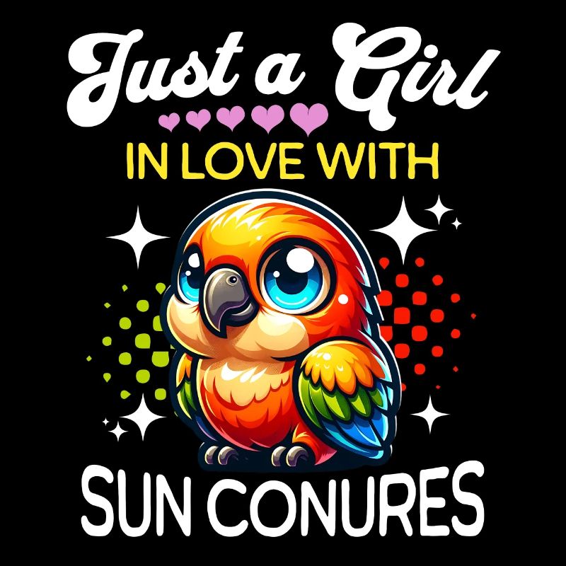 Fille perruche soleil