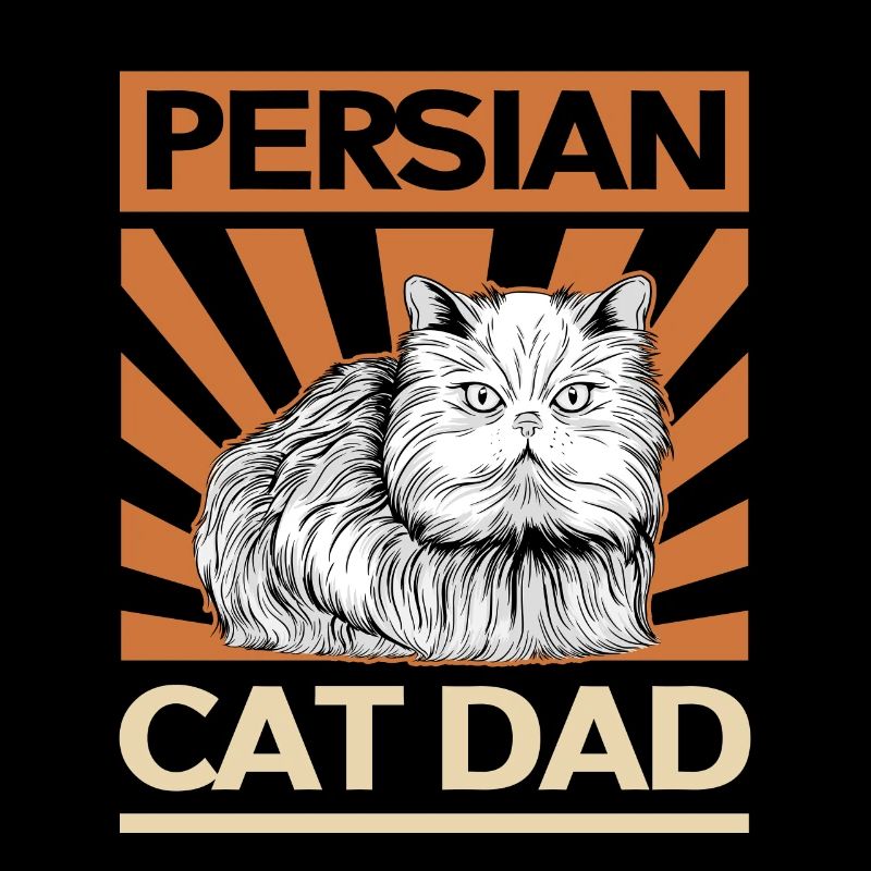 Chat persan chat papa | Cadeau de propriétaire de chat