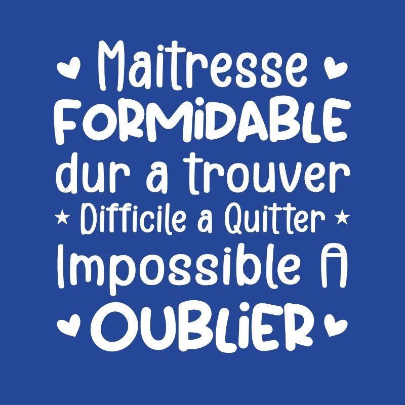 Maîtresse Formidable Cadeau Maîtresse D'école