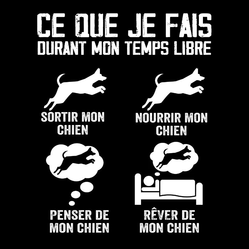 Ce que je fais durant mon temps libre Chien