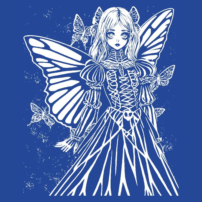 Fairycore Esthétique Grunge Squelette Fée Goth G