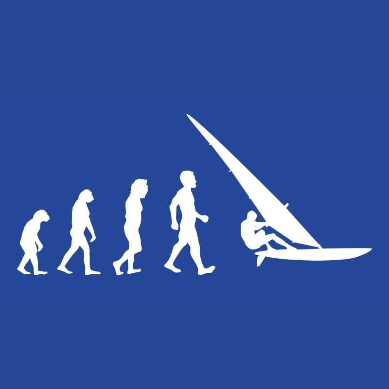 Evolution Windsurfer Geschenk Windsurfing Surfer