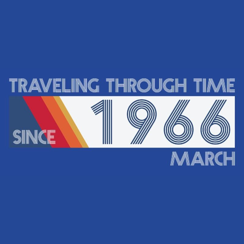 Drôle de voyage dans le temps anniversaire Design mars 1966