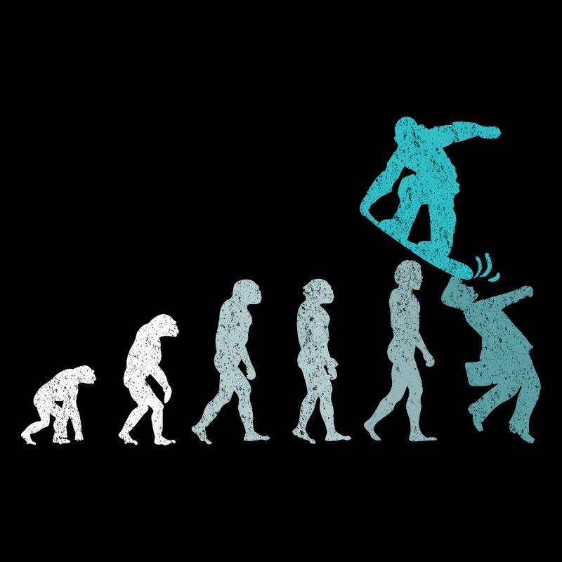 Snowboarder Evolution Snowboarding Winter Sport