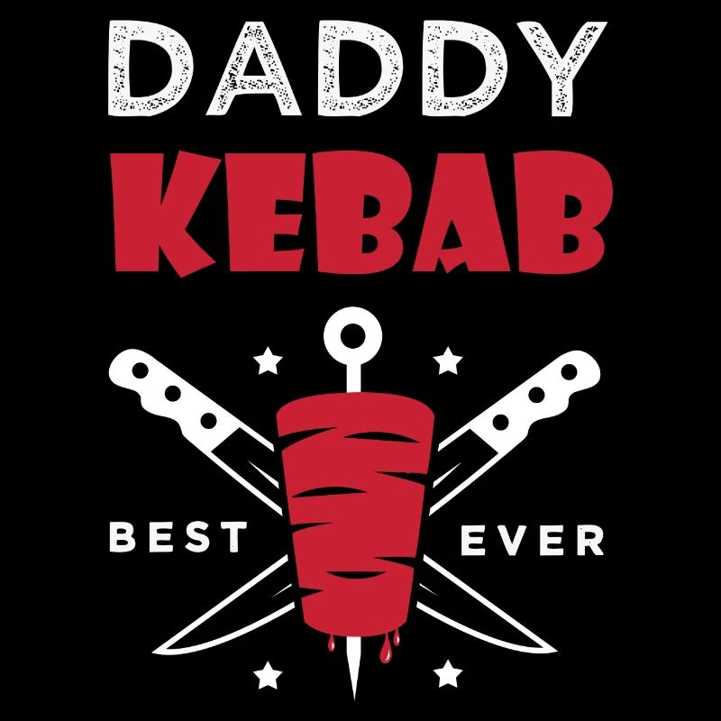 daddy kebab gift dad chef best kebab