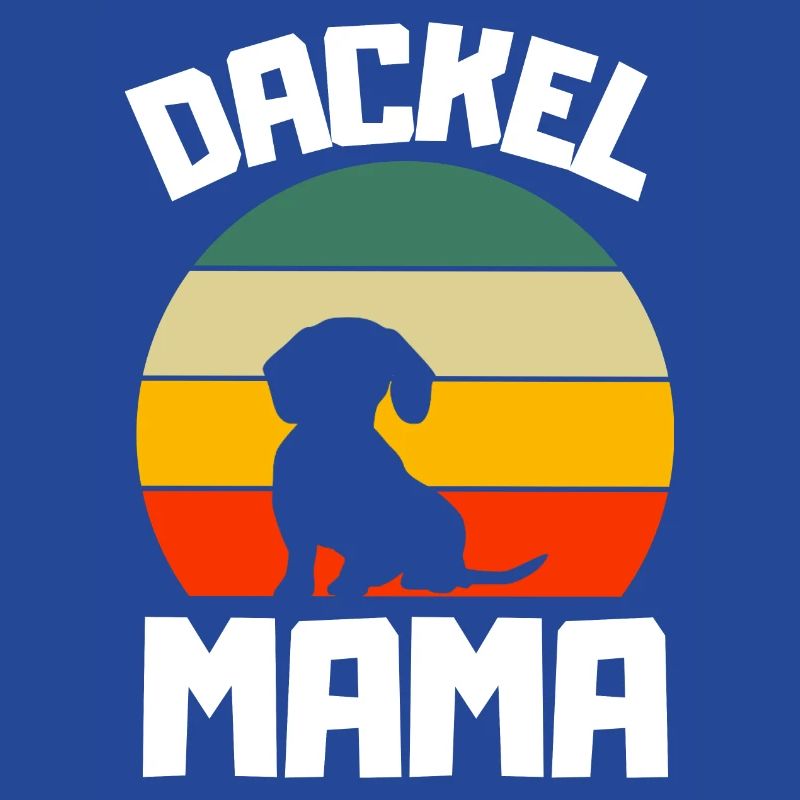 Hunde Mama Muttertag Retro Dackel