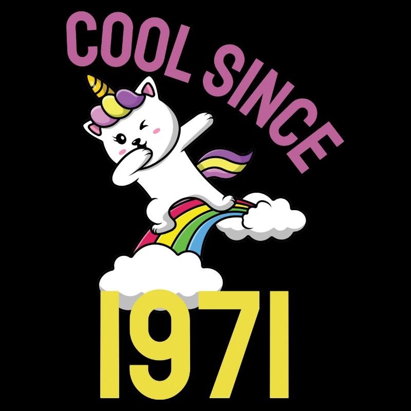 Cool seit 1971 Dabbing Katze 51. Geburtstag