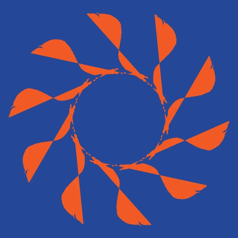 Windmill, Flower, Random Pattern, Vectorgraphic