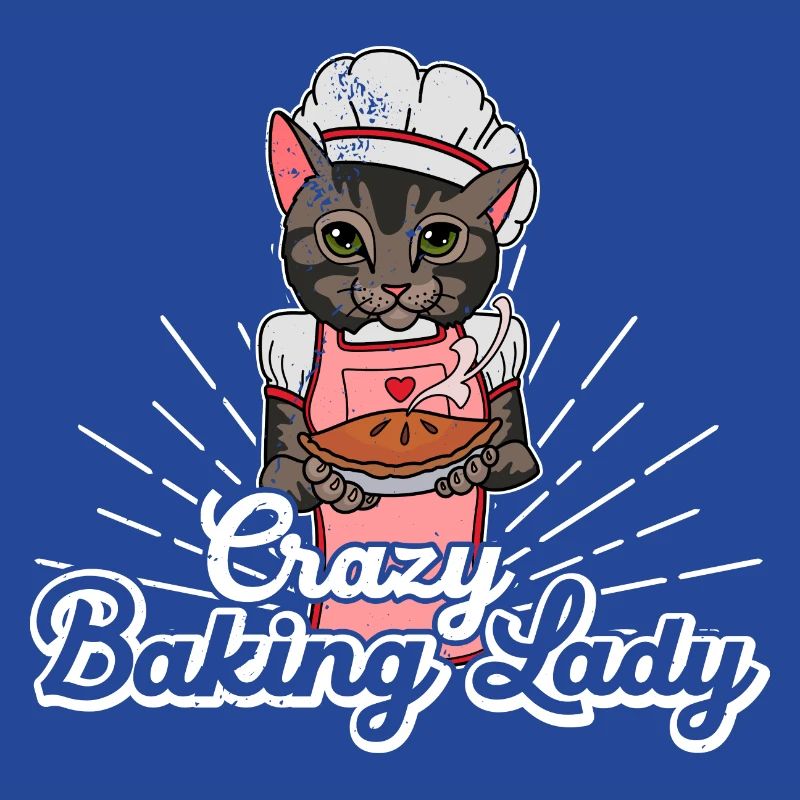 Baker Baking Rolls Sourdough Cat Saying