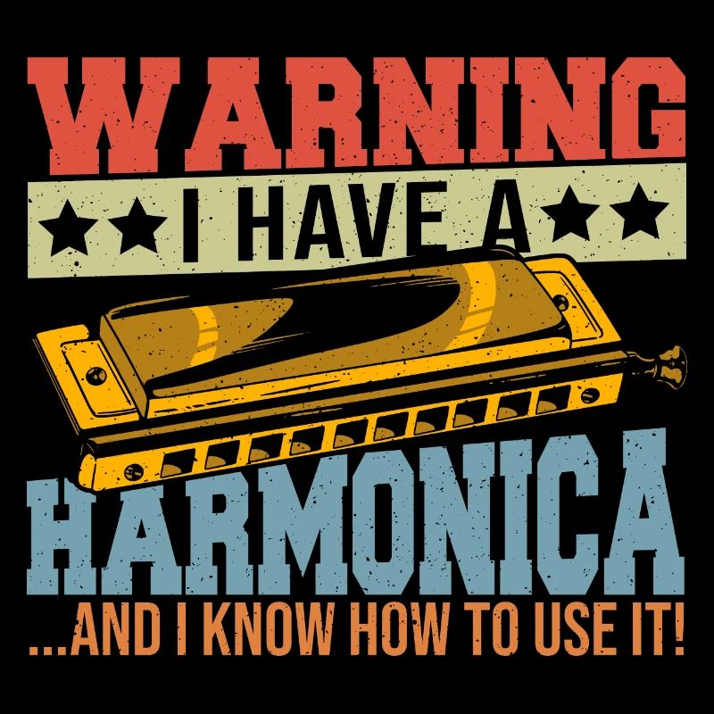 Playing Harmonica Gift