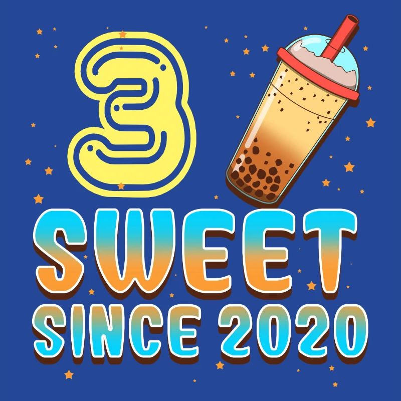 3rd Birthday Bubble Tee