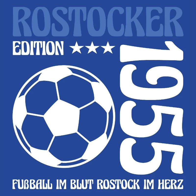 Rostocker Geburtstag 1955 Fußball Geschenk