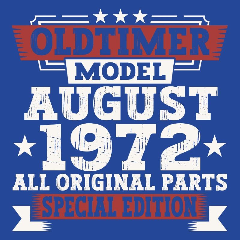 Oldtimer August 1972 50th Birthday Gift Fun