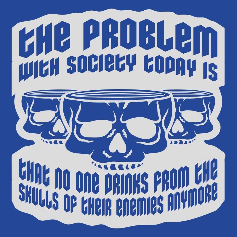 drinks from enemies skulls