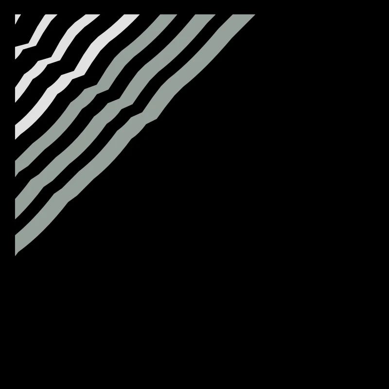 Forme triangulaire Beaucoup de lignes de lignes