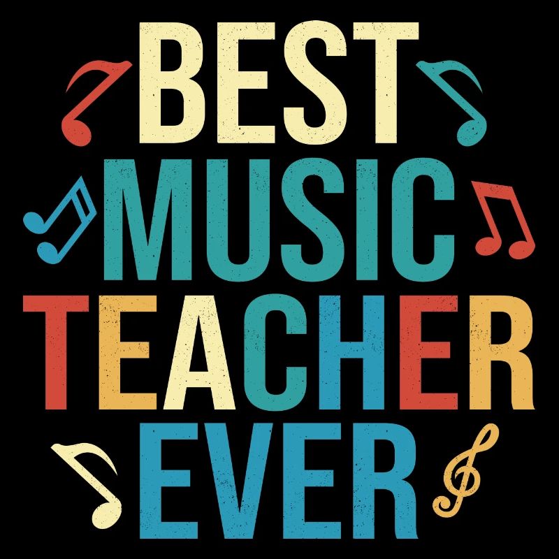 Best Music Teacher Ever Notes Instruments Educatio