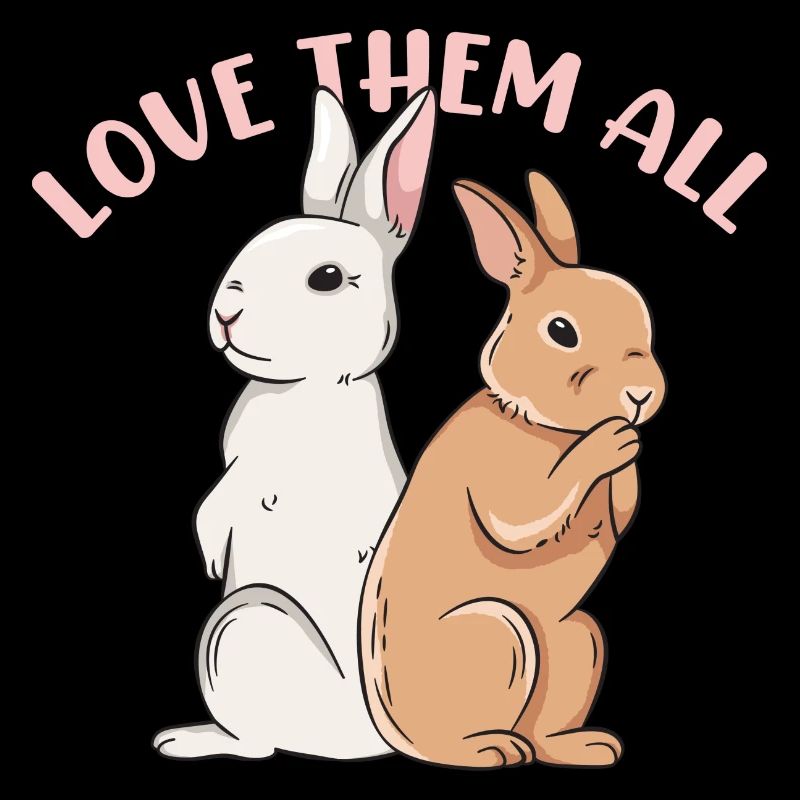 Cute rabbit design for bunny owners