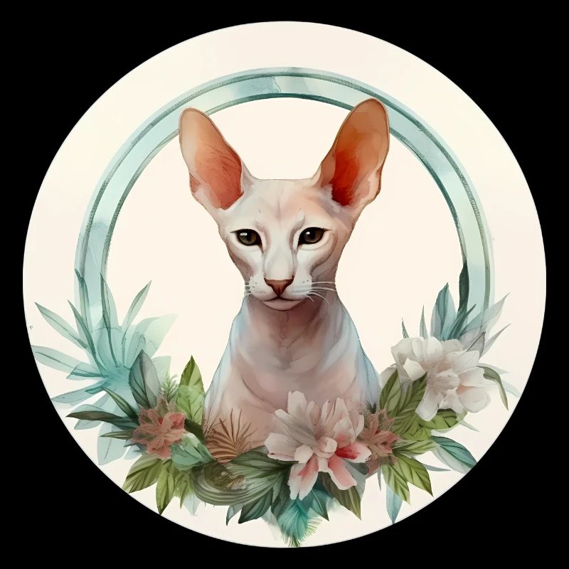Orientalische Kurzhaarkatze Boho-Stil, Liebeskatzen